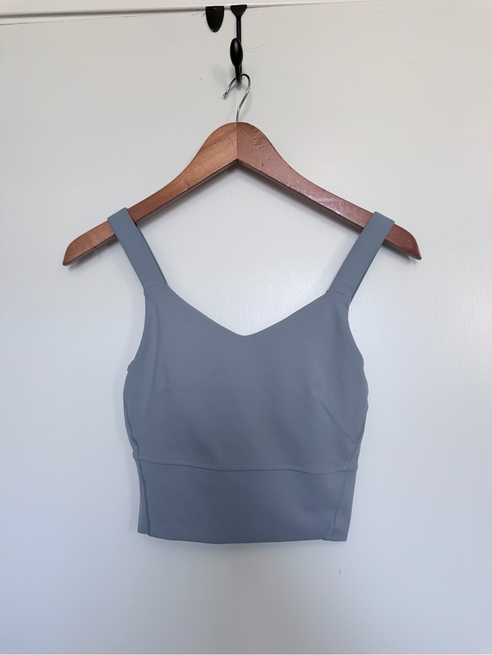 lululemon wunder train straight strap tank size 2 Blue